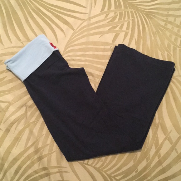 Bally Pants - Bally Fold-over Yoga Pants